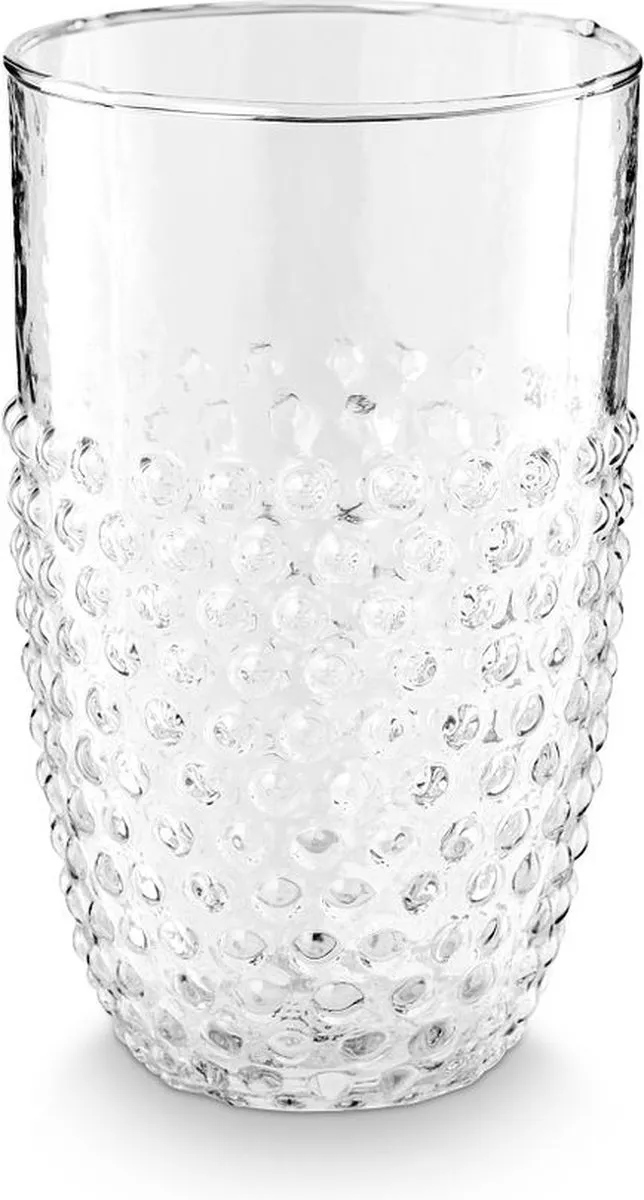 vtwonen Longdrinkglazen Dots - 4 Stuks - 400ml
