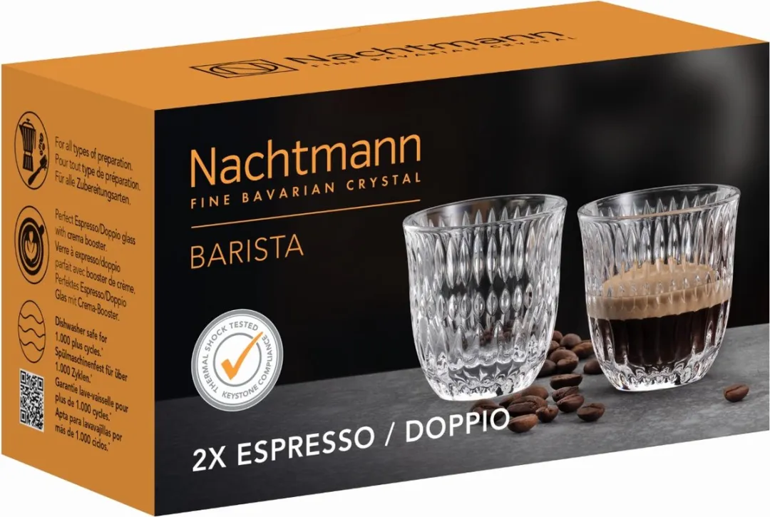Nachtmann Ethno Barista Espressoglazen 90ml - 2 Stuks