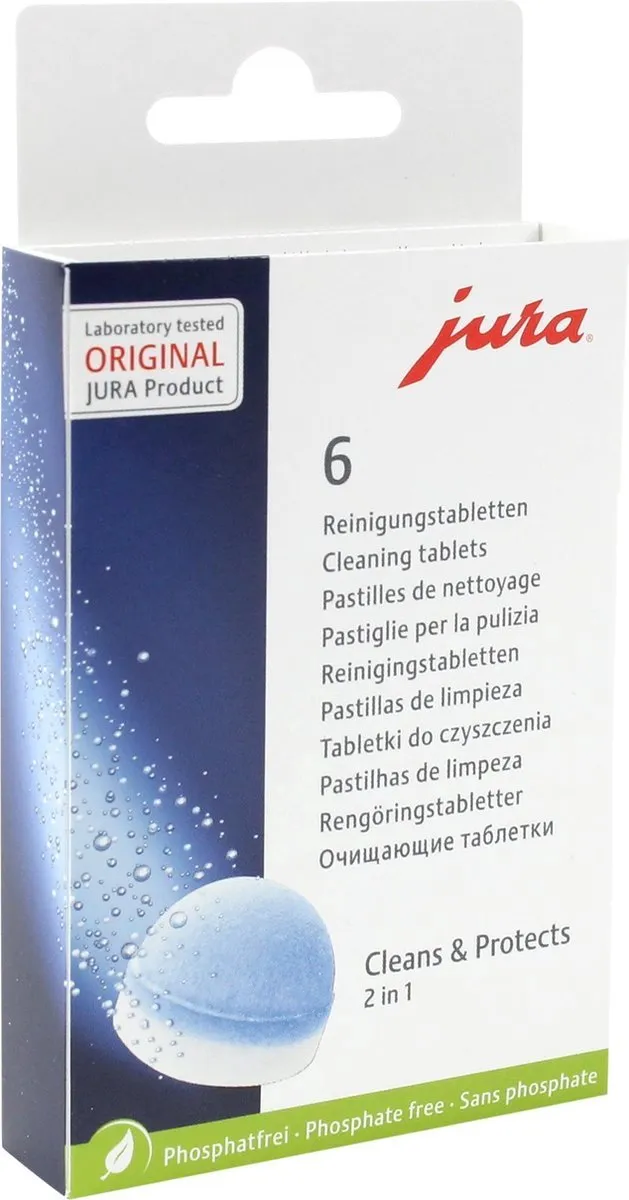 Jura Reinigings- & Ontkalkingstabletten 3-in-1 - 24 Stuks