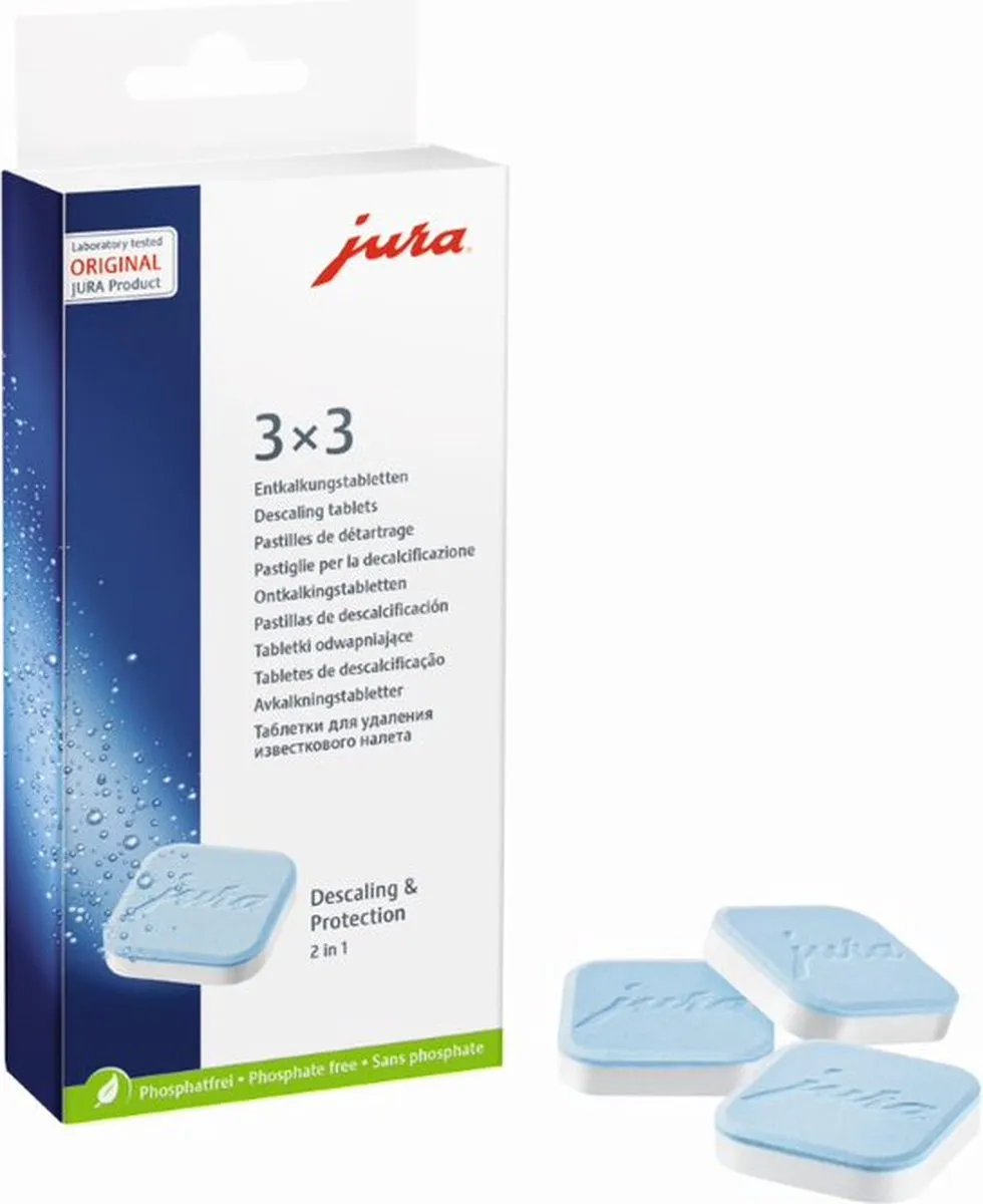 Jura Reinigings- & Ontkalkingstabletten 3-in-1 - 24 Stuks