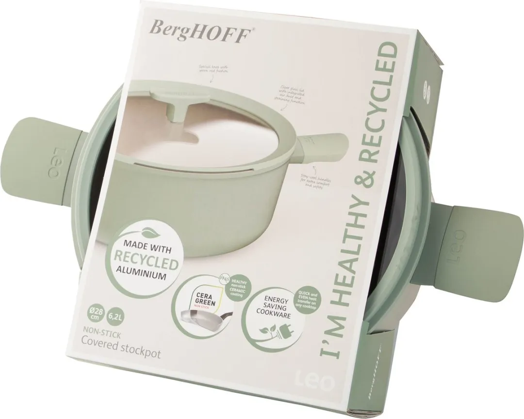 BergHOFF LEO Kookpot Balance Sage 6.2L - Ø28cm - Groen