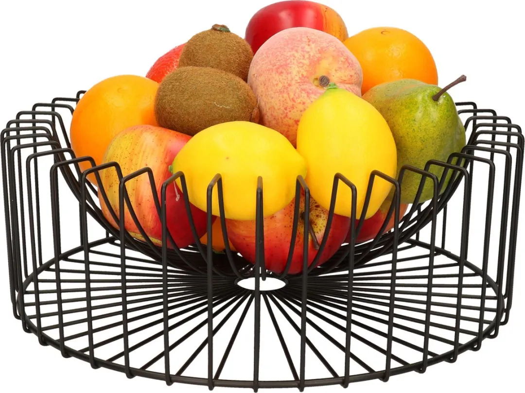 Cosy&Trendy Fruitmand Orbit Zwart - Ø33cm