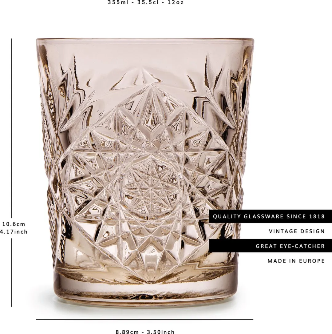 Libbey Hobstar Tender Drinkglas 355ml - 6 Stuks Taupe