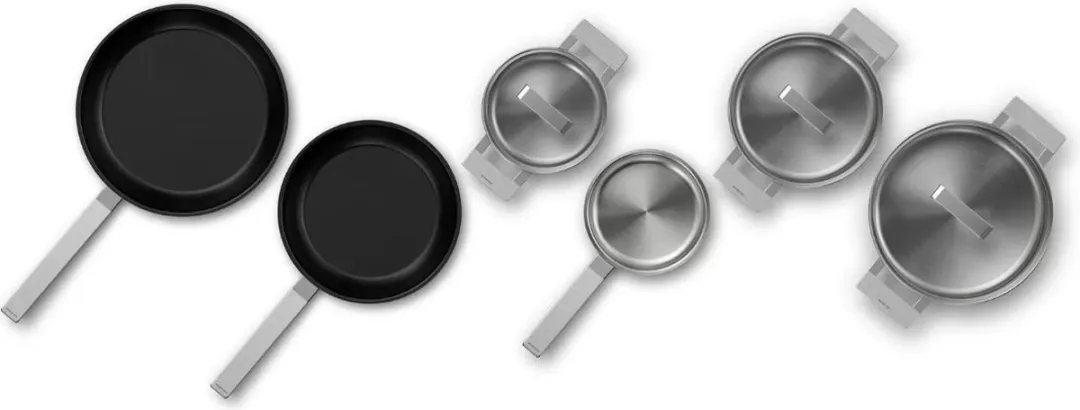Neff Z9406SE0 Inductie Pannenset 6-delig - Zwart/RVS