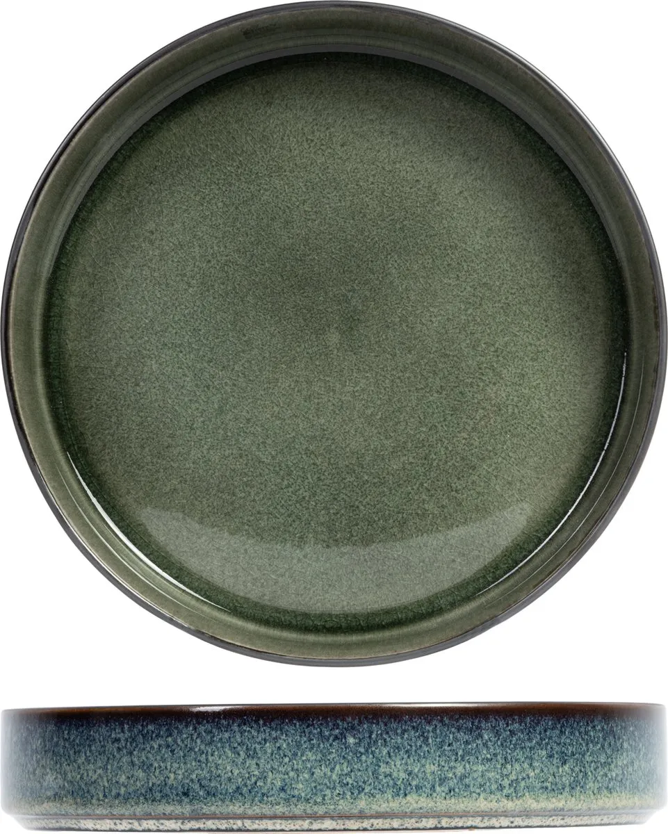 Cosy&Trendy Quintana Diep Bord 19,5cm - Groen
