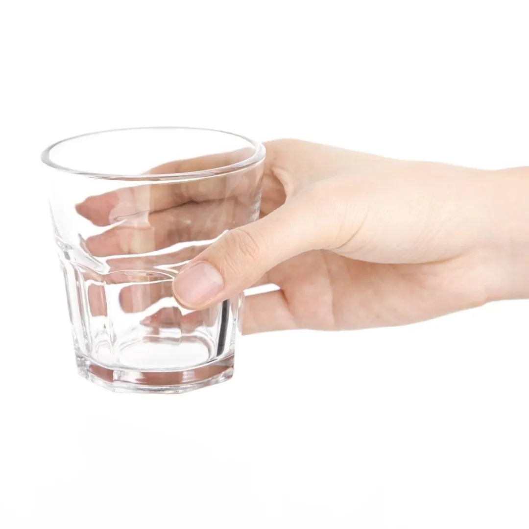 Olympia Half Paneel Tumbler 24cl - Transparant - 12 Stuks