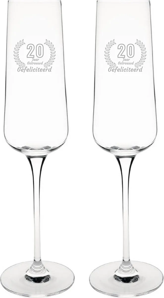 Olympia Gefeliciteerd Champagneglazen 27cl