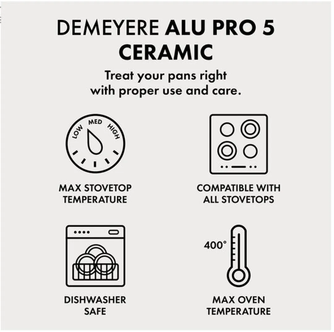 Demeyere Alu Pro 5 Ceraforce Koekenpan 20cm - Zwart - afbeelding 6 van 6