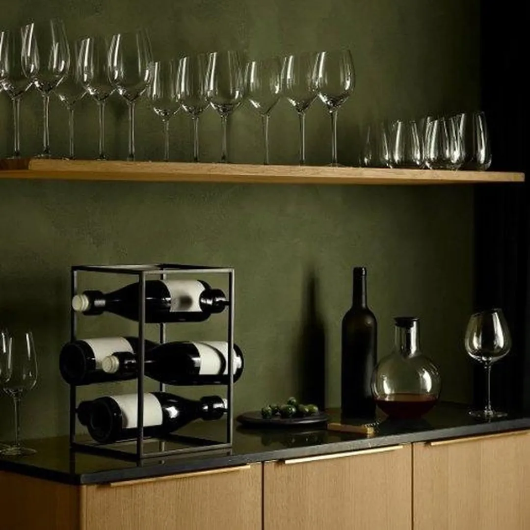 Eva Solo Nordic Kitchen Wijnrek Cube - 6 Flessen - Zwart - afbeelding 6 van 6