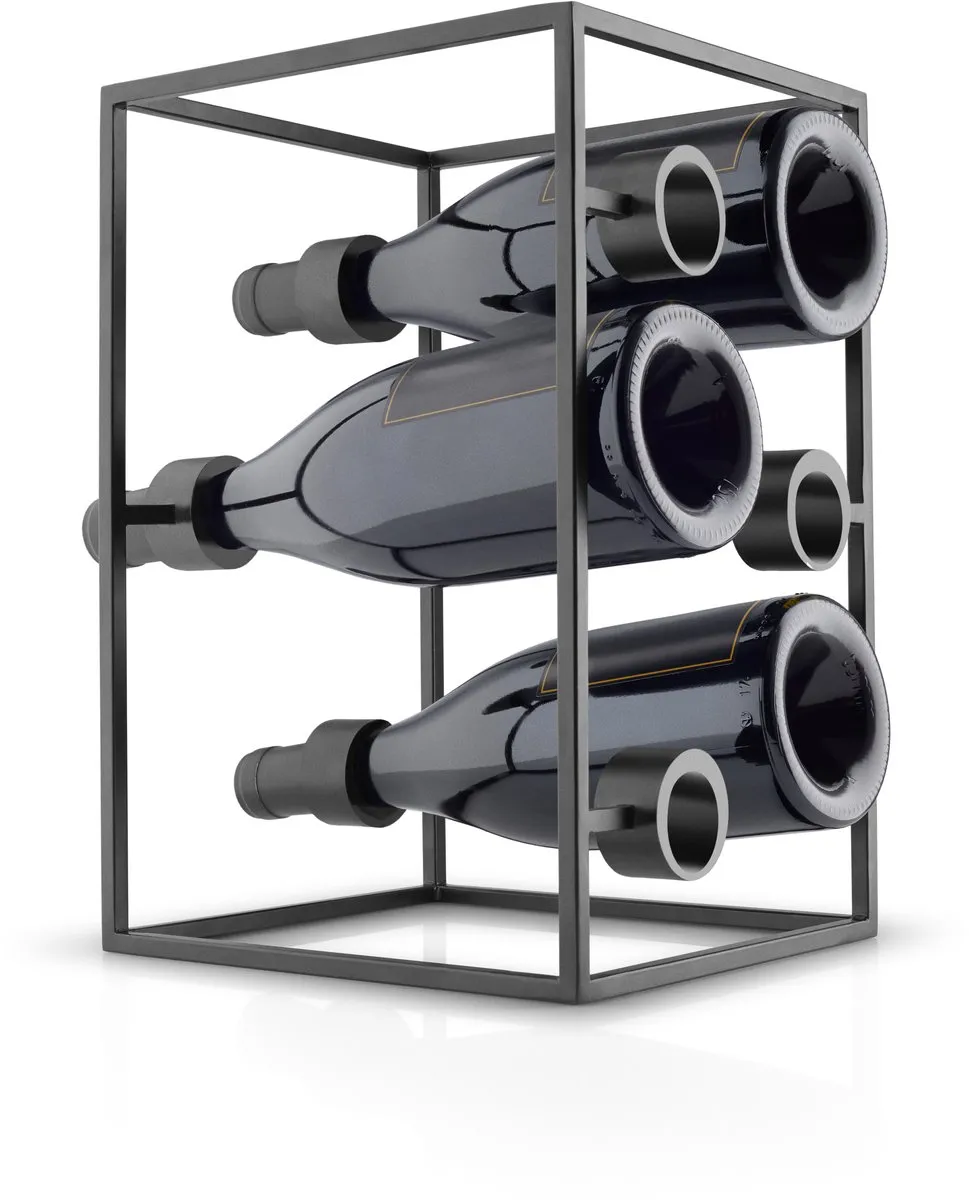 Eva Solo Nordic Kitchen Wijnrek Cube - 6 Flessen - Zwart