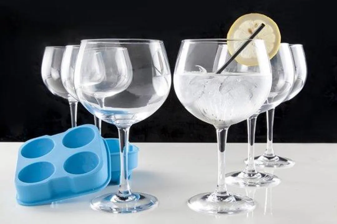 Ijsblokvorm 4x XL ballen (blauw)