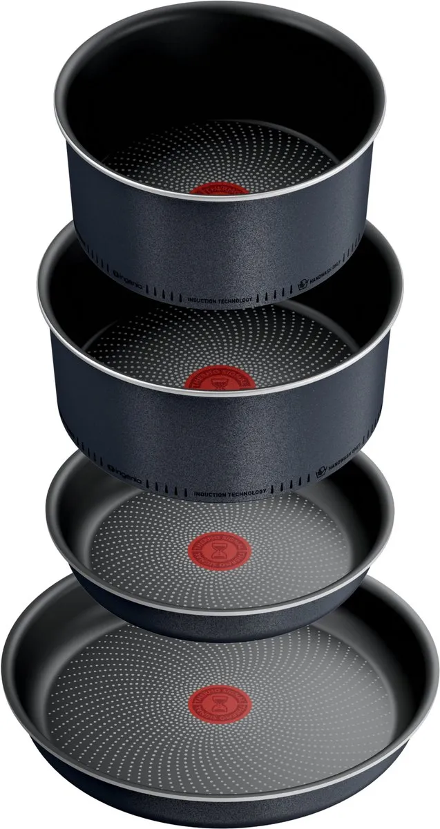 Tefal Ingenio So Light L7239523 Pannenset - 5-delig - Zwart