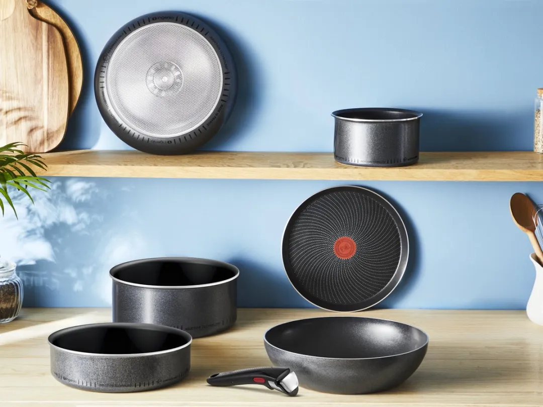 Tefal Ingenio So Light L7239523 Pannenset - 5-delig - Zwart