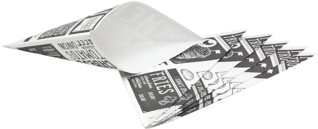 Svenska Living Frietzakhouders 4x - 40 Stuks - 9x16cm - Zilver