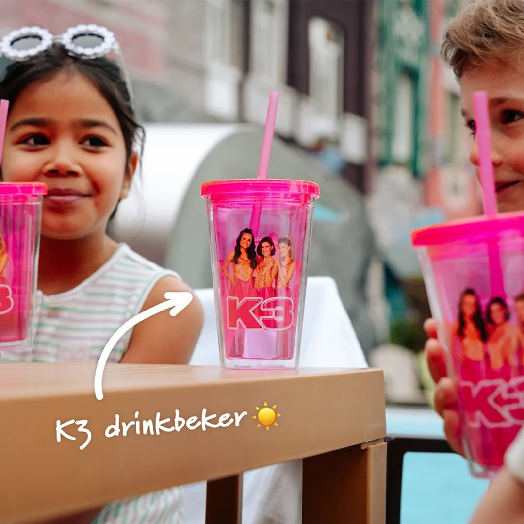 K3 MEK3B2001300 Drinkbeker - 300ml - Roze