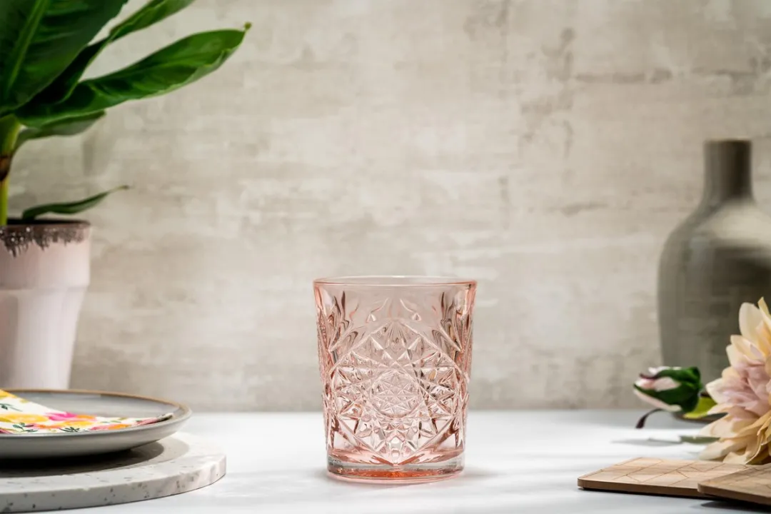 Libbey Hobstar Drinkglas 355ml - 6 Stuks Roze