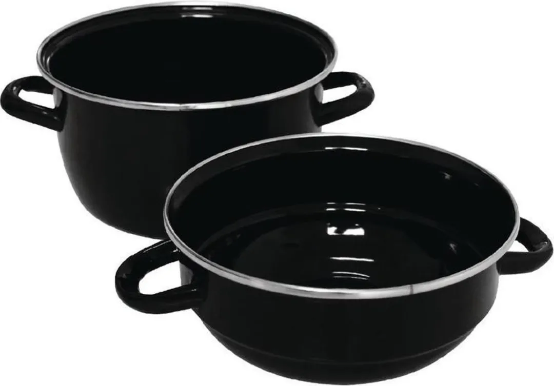 Olympia Mosselpan 18cm - Zwart - Oven - afbeelding 2 van 2