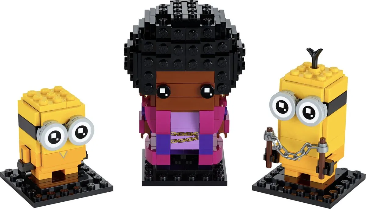 LEGO Brickheadz Minions Belle Bottom Kevin & Bob - 309 Stukken