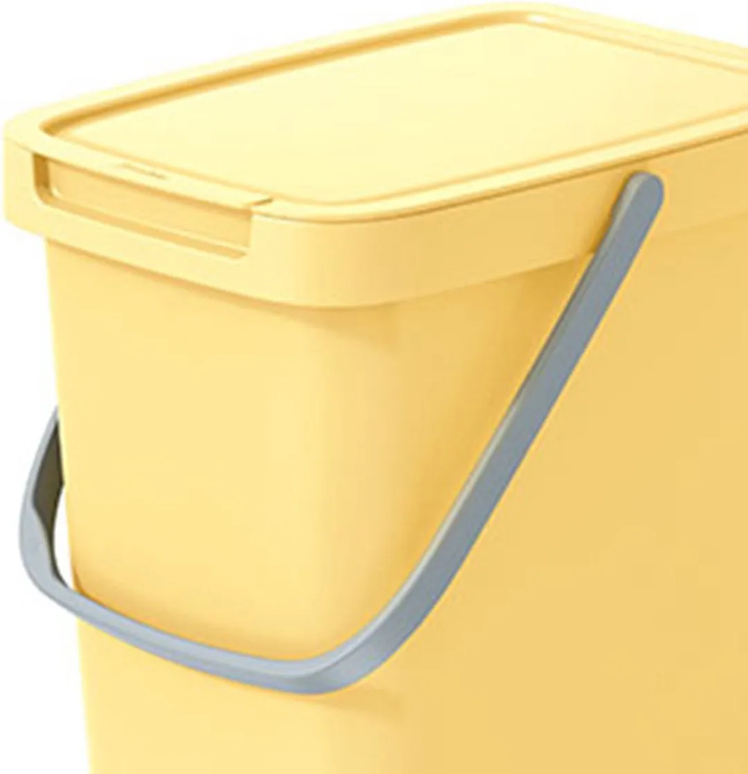 Prosperplast Keden Compact Q Afvalbak 12L - Lichtgeel