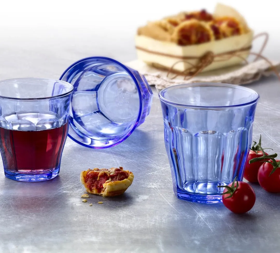 Duralex Picardie Tumbler 25cl - Blauw - 6 Stuks