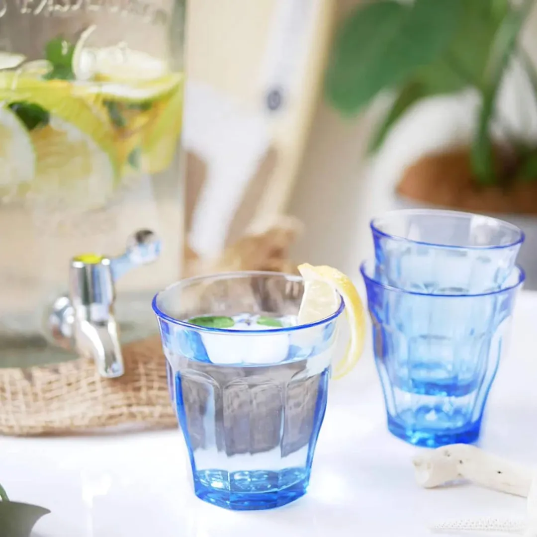 Duralex Picardie Tumbler 25cl - Blauw - 6 Stuks