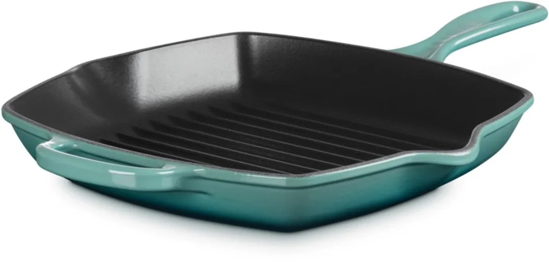 Le Creuset Gietijzeren Grillpan 26x26cm Blauw
