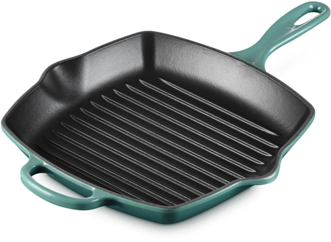 Le Creuset Gietijzeren Grillpan 26x26cm Blauw