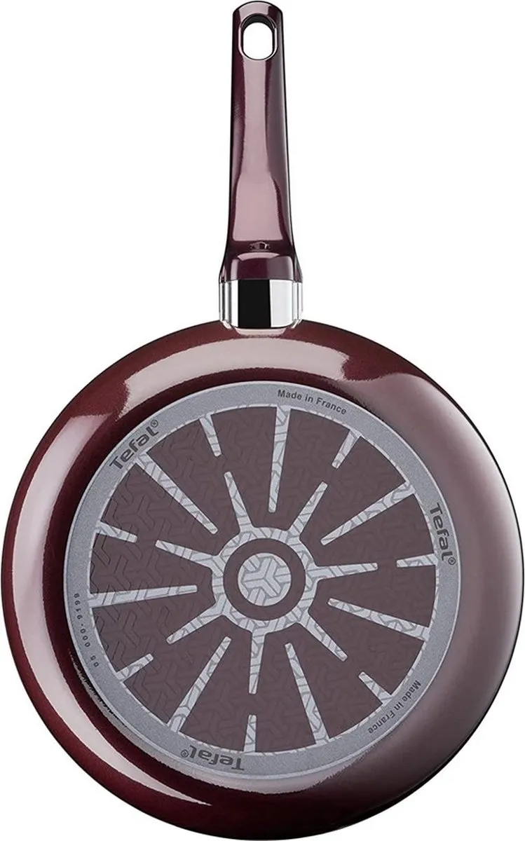 Tefal Resist Intense D5220283 Koekenpan 20cm - Zwart/Rood