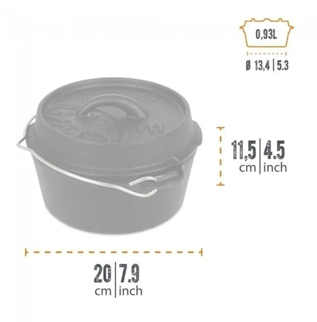 Petromax Dutch Oven PX0006 - 1.1L - Zwart - afbeelding 6 van 6