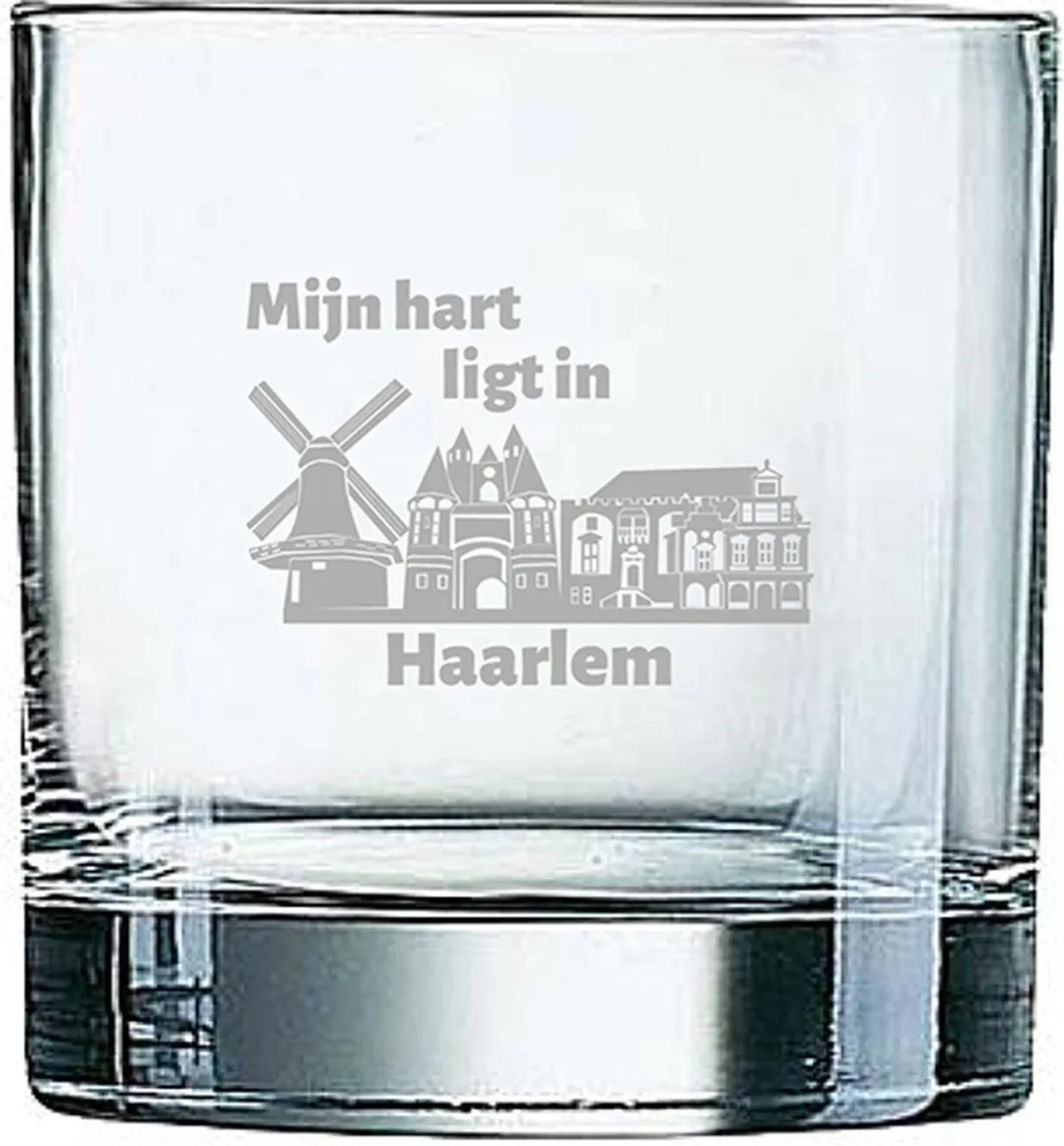 Arcoroc Haarlem Gegraveerd Whiskeyglas 38cl