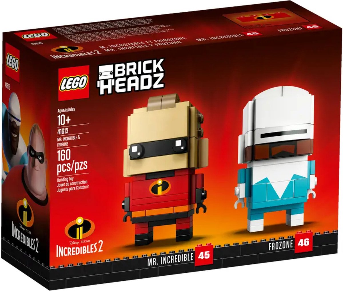 Lego Brickheadz 41613 mr. Incredible en Frozone