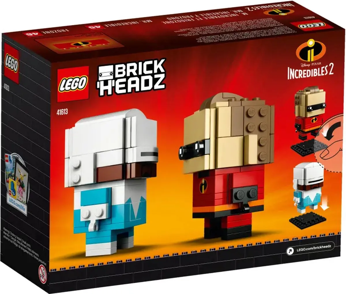 LEGO Brickheadz 41613 Mr. Incredible & Frozone - 160 Stukken