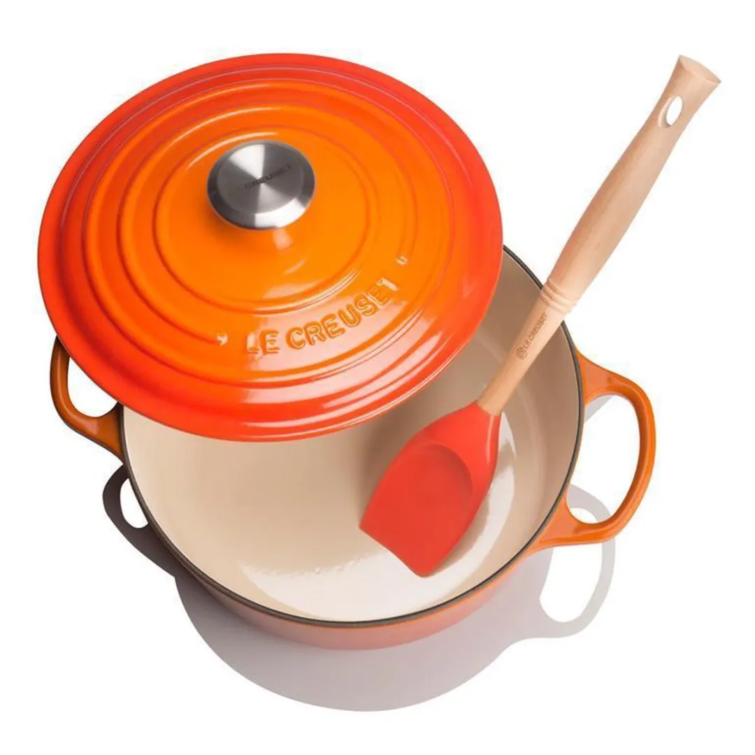 Le Creuset Signature Braadpan 24cm - Oranjerood