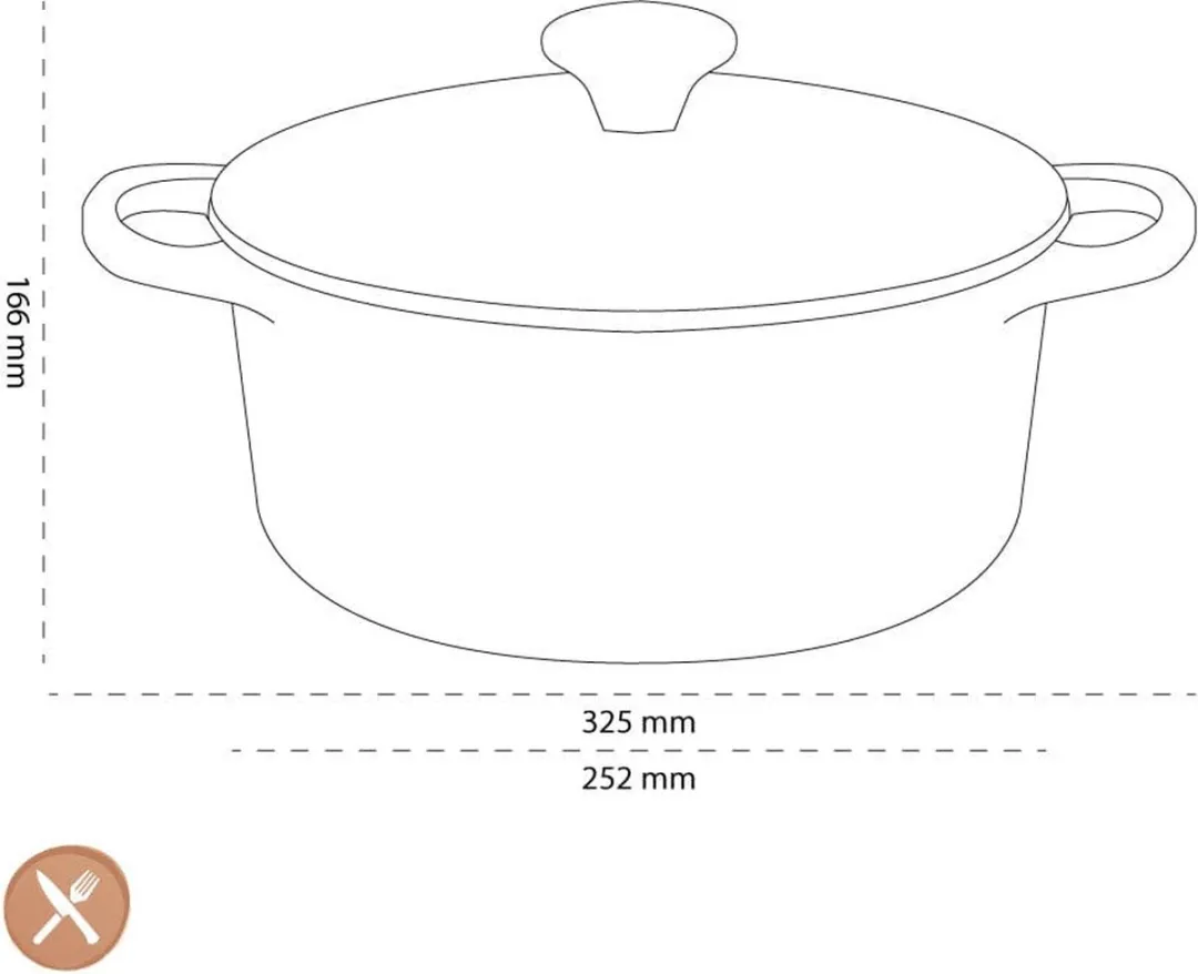 Le Creuset Signature Braadpan 24cm - Oranjerood