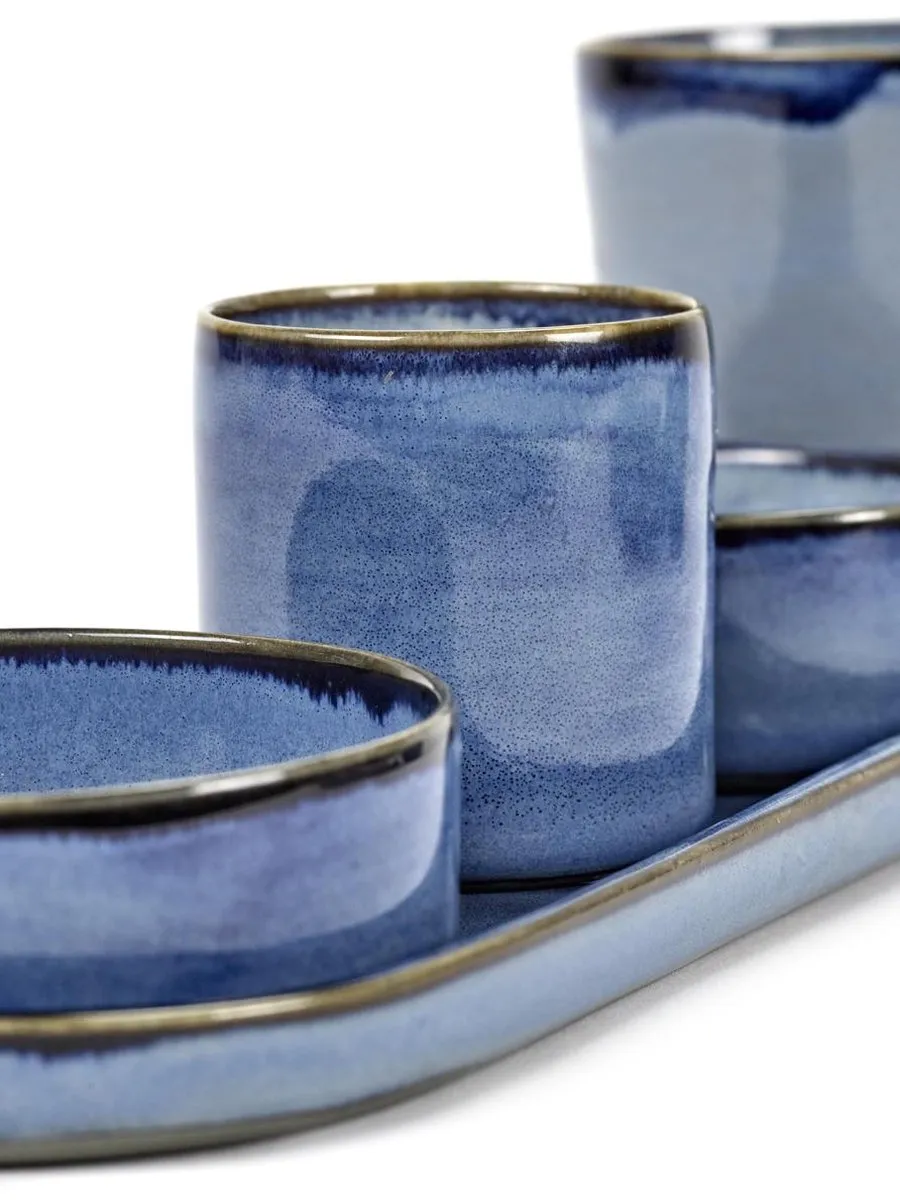 Serax Terres de Rêves Amuseschaaltje B5118118 - Ø7,5x1,8cm - Blauw