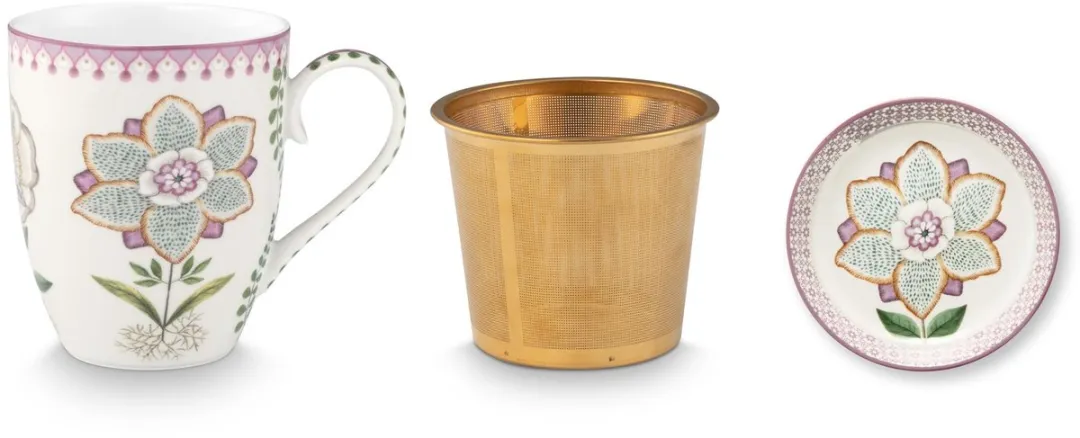 Pip Studio Tea for One Set 51.002.583 - Lila