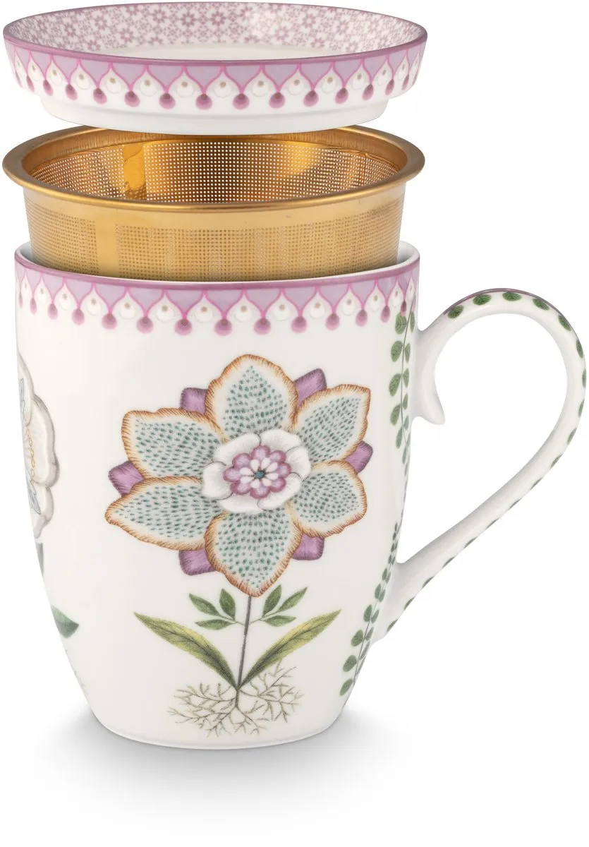 Pip Studio Tea for One Set 51.002.583 - Lila