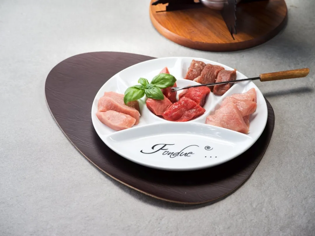 Cosy&Trendy Gourmetbord 6-Vaks - Ø24,5cm Wit
