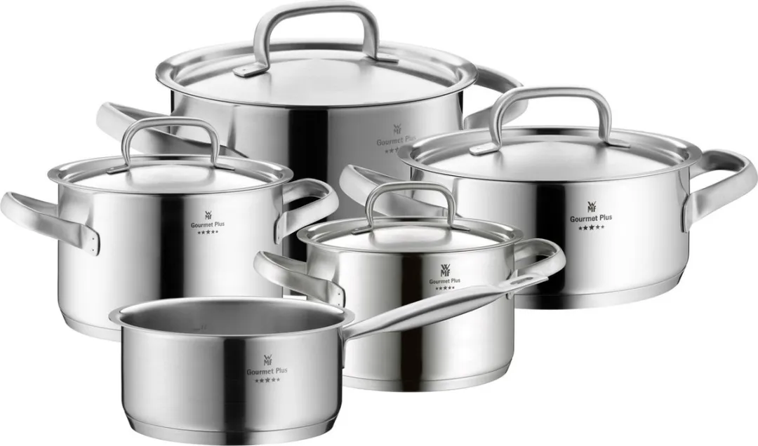 WMF Gourmet Plus Pannenset 5-delig - RVS