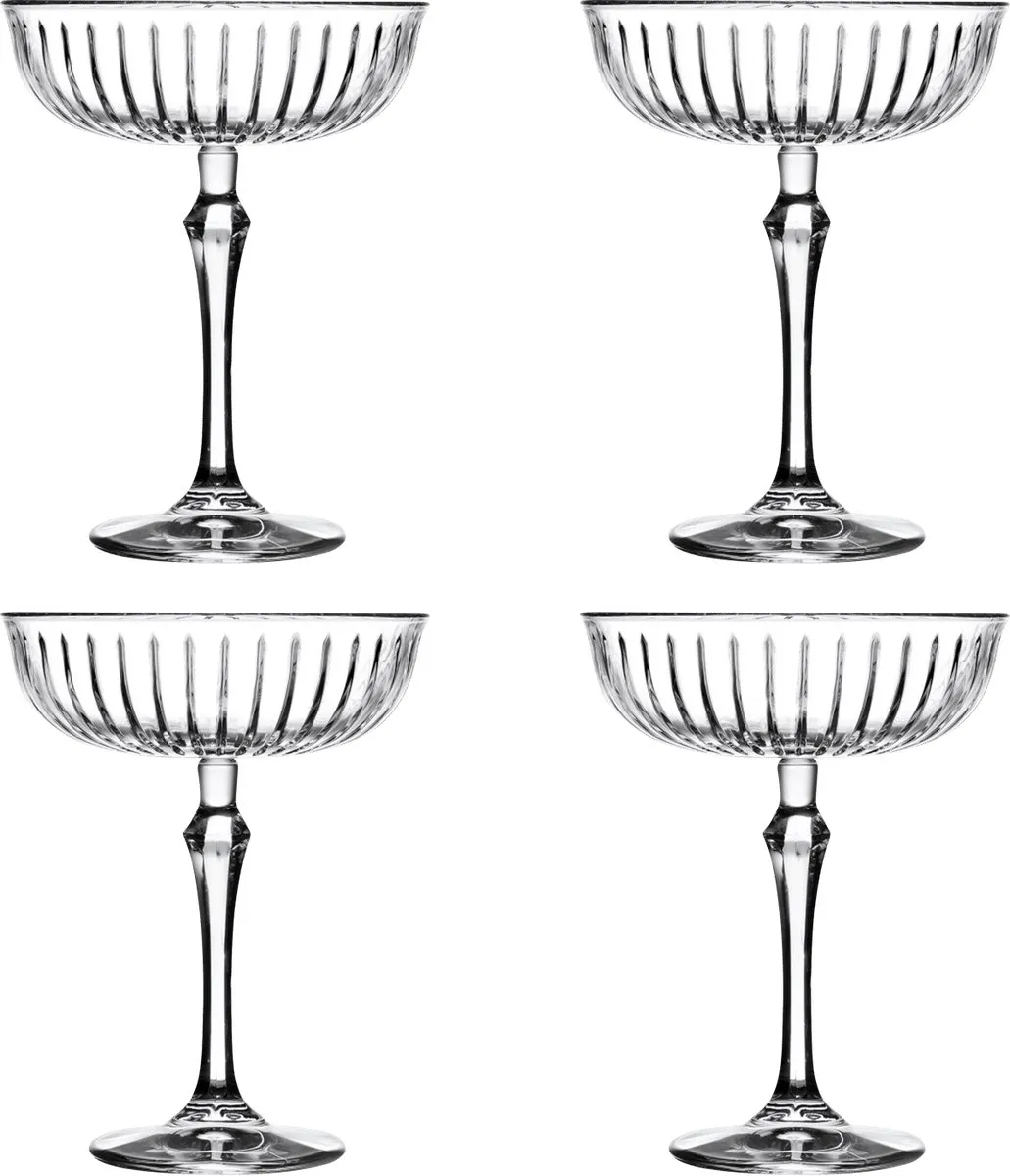 Pasabahce Joy Coupeglazen 245ml - Set van 4