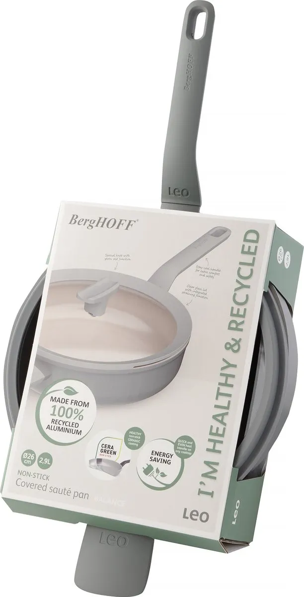 BergHOFF LEO Sauteerpan Balance Moonmist - Ø26cm - 2,9L