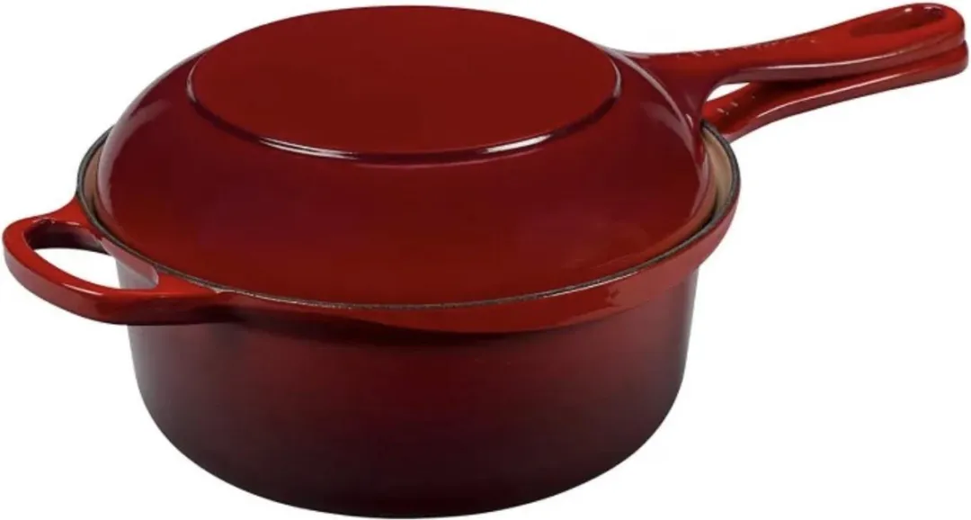 Le Creuset 2-IN-1 Steelpan 22cm - Kersenrood