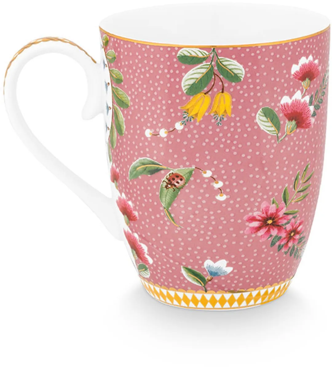 Pip Studio La Majorelle Ontbijtset Roze Porselein - 3-delig