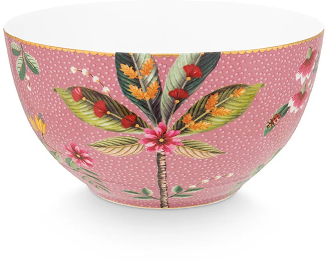 Pip Studio La Majorelle Ontbijtset Roze Porselein - 3-delig