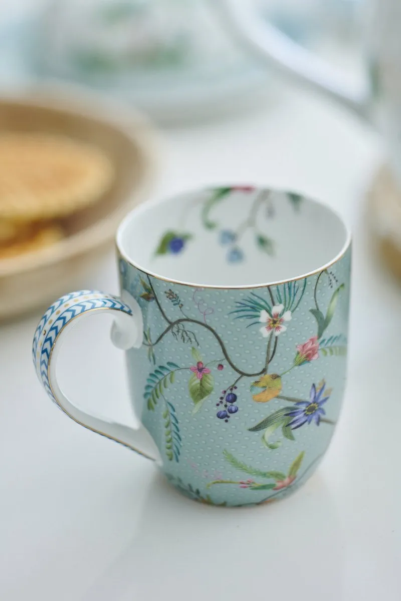 Pip Studio Jolie Mokken 51.002.554 Koffiemokken - 6 Stuks - 200ml - Wit