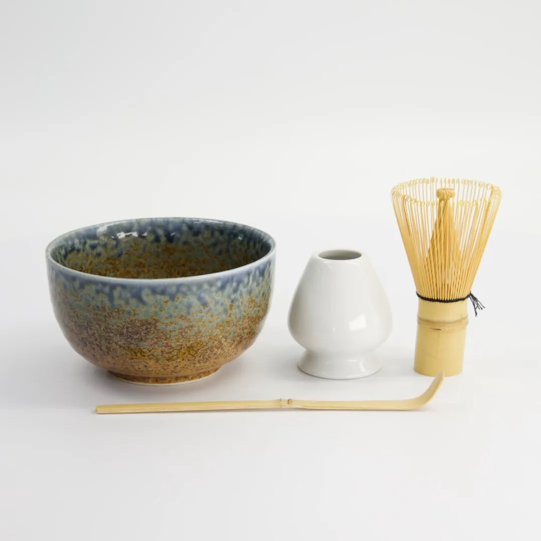 Tokyo Design Studio Matcha Geschenkset - 4-delig - Rifblauw