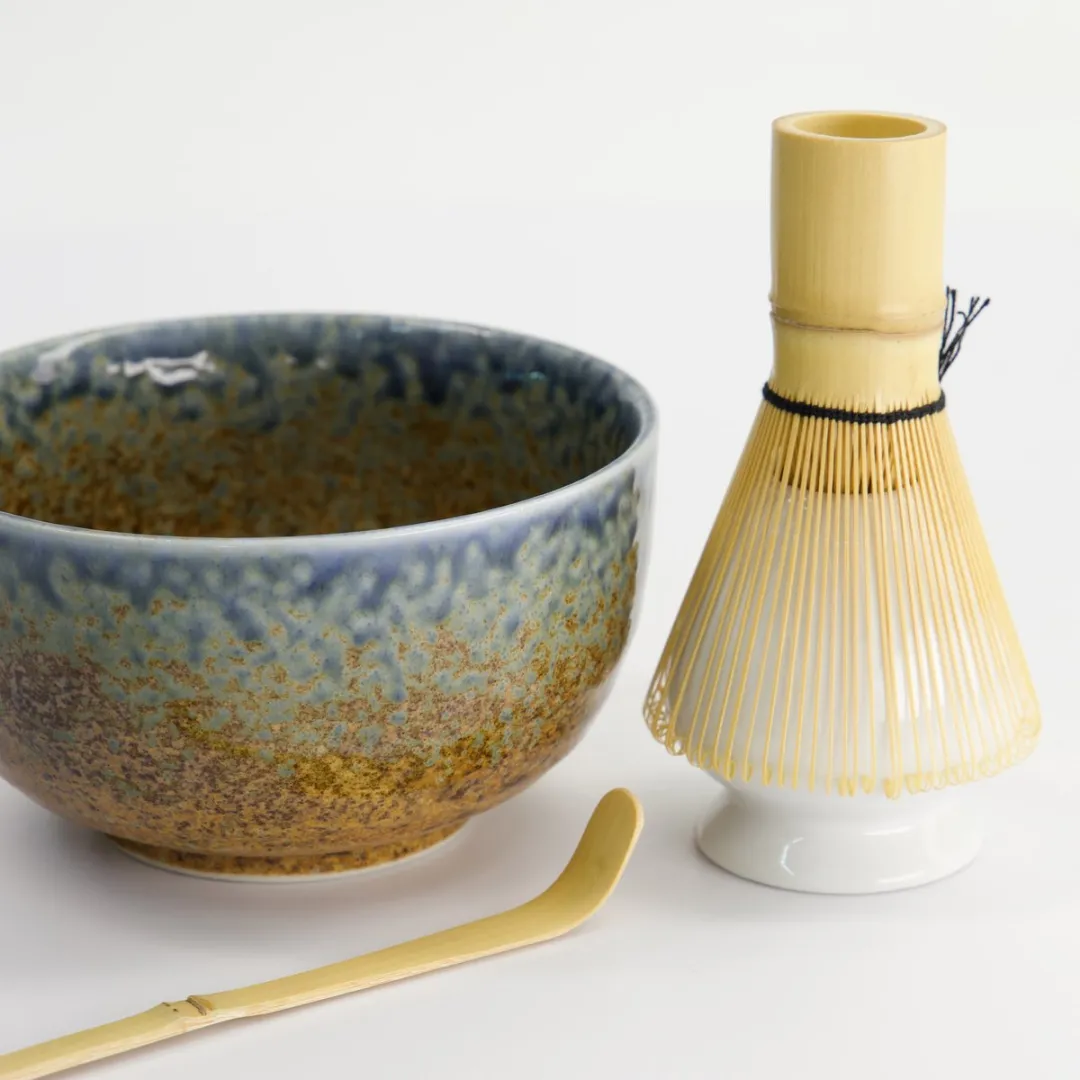 Tokyo Design Studio Matcha Geschenkset - 4-delig - Rifblauw