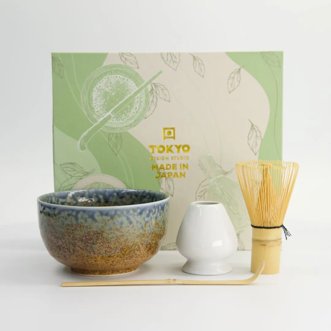Tokyo Design Studio Matcha Geschenkset - 4-delig - Rifblauw - afbeelding 6 van 6