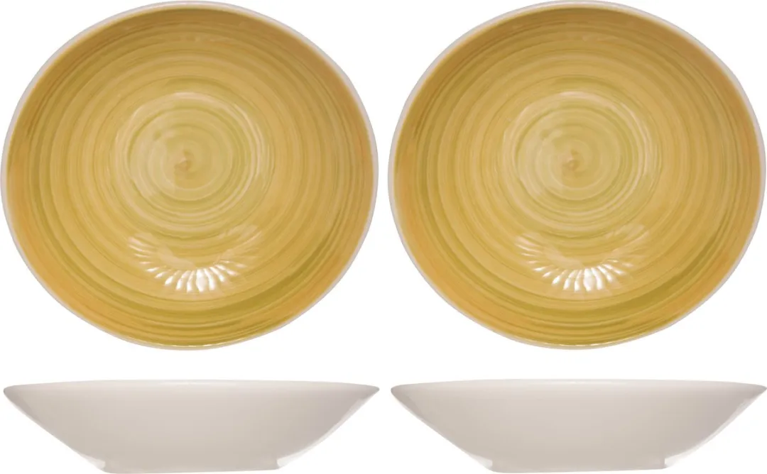 Cosy&Trendy Turbolino Diep Bord Geel 21cm