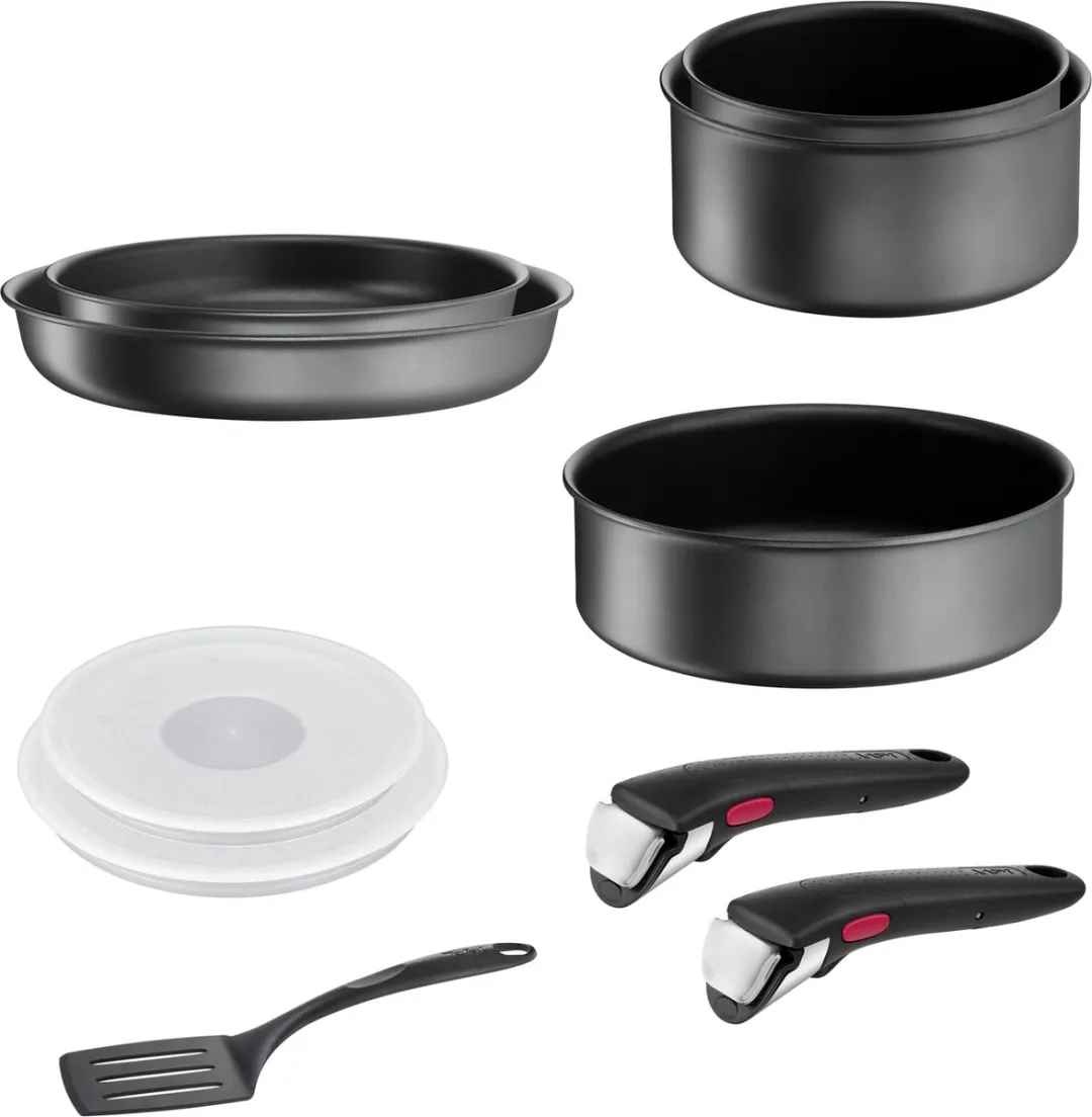 Tefal Ingenio Daily Chef Pannenset 10-delig - Zwart